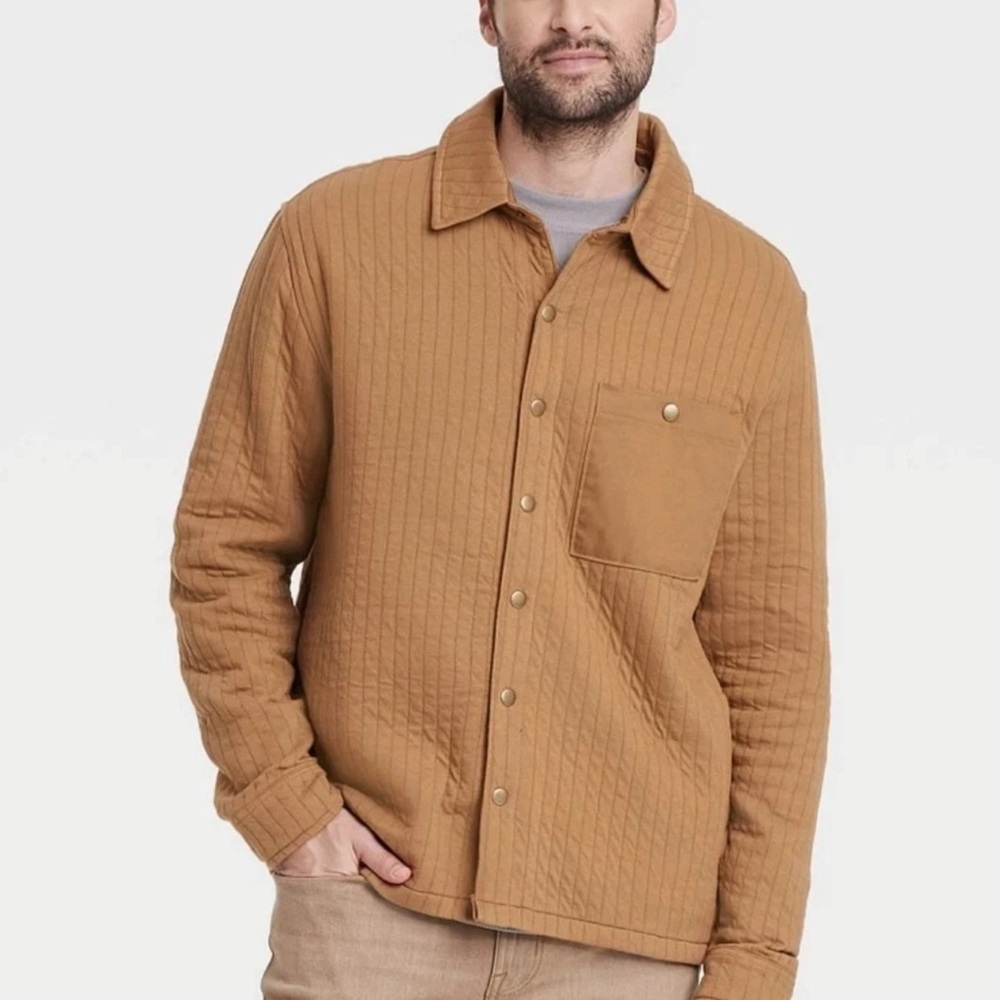 Goodfellow & Co Men's Camel Shirt Jacket NWT